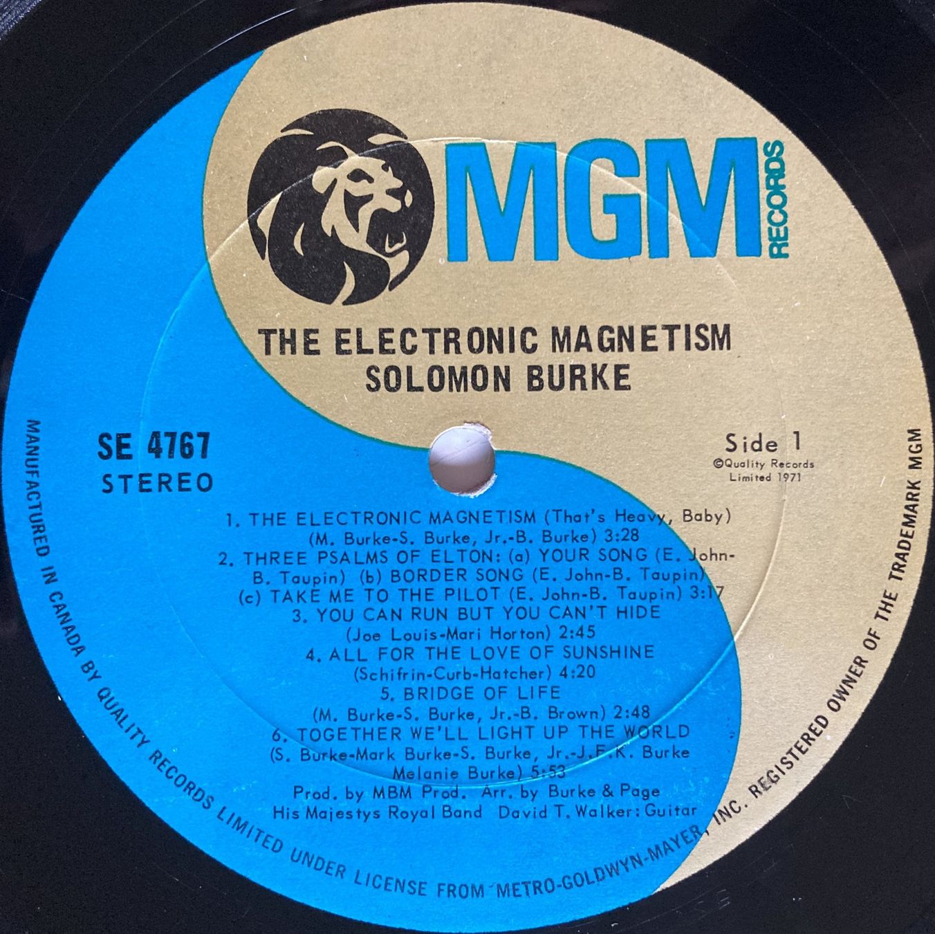 Dischi in vinile: SOLOMON BURKE - ELECTRONIC MAGNETISM – Usato da Bottens venduto da hotter-than-hell 2