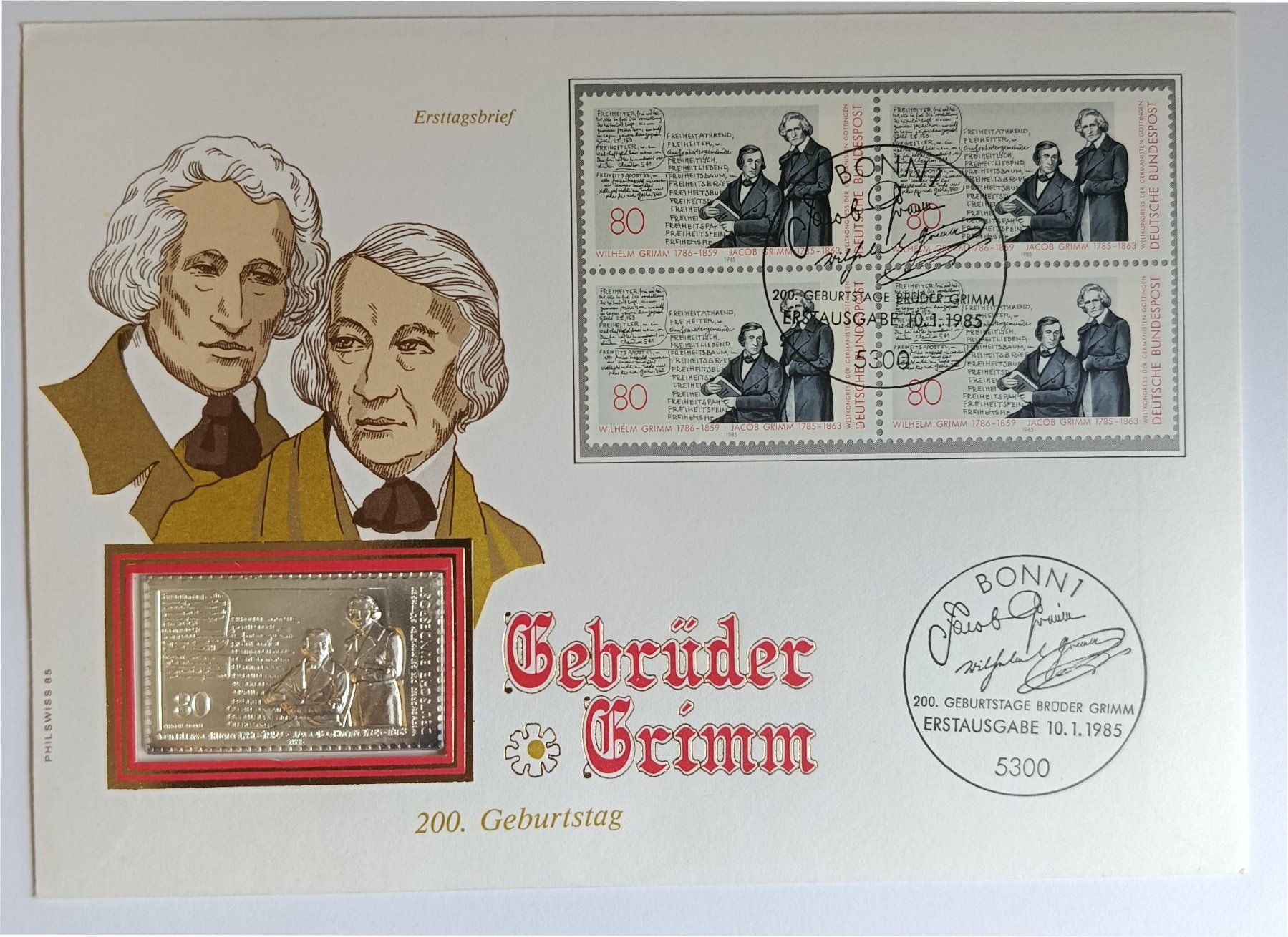 Toutes les monnaies: Numisbrief Gebrüder Grimm ab 1 Fr. !! – D'occasion à Luzern par Vreneli_1