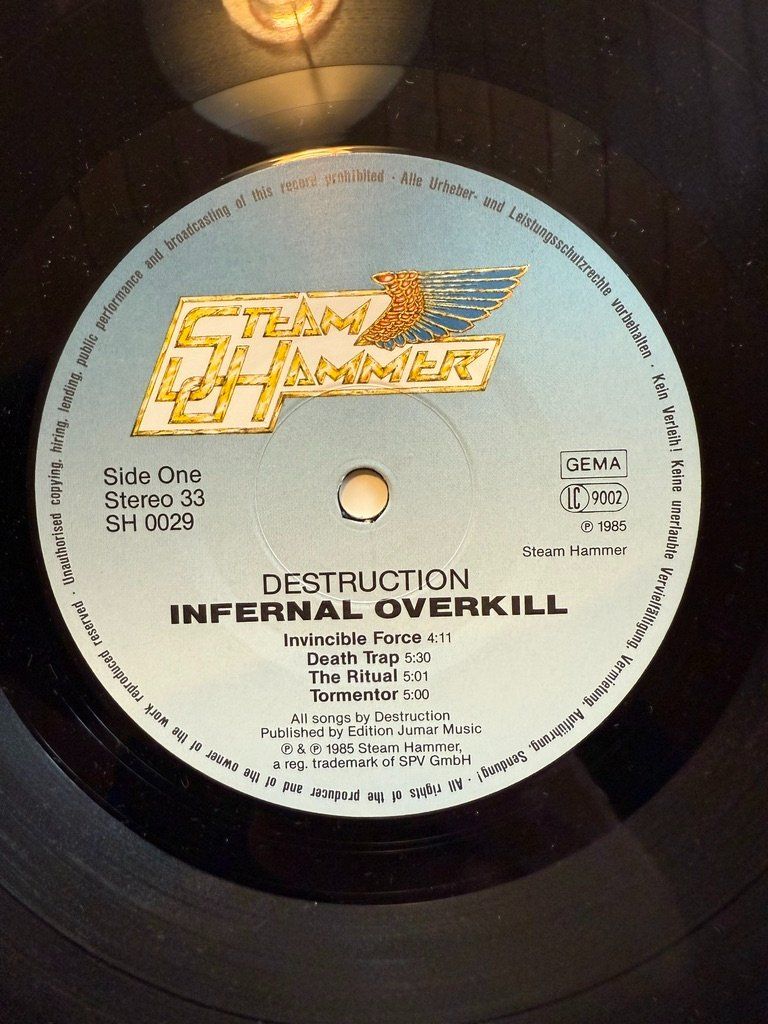 Dischi in vinile: Destruction - Infernal Overkill - 1985 - LP Vinyl – Usato da Unterägeri venduto da hero87333 3