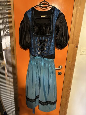 Dirndl C&A, Gr. 42, blau/schwarz, super Zustand