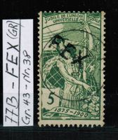 UPU 1900 - Nr.77B - Stabstempel FEX (GR)