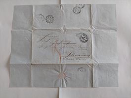 Historischer Brief Schweiz 1859 mit Stempel