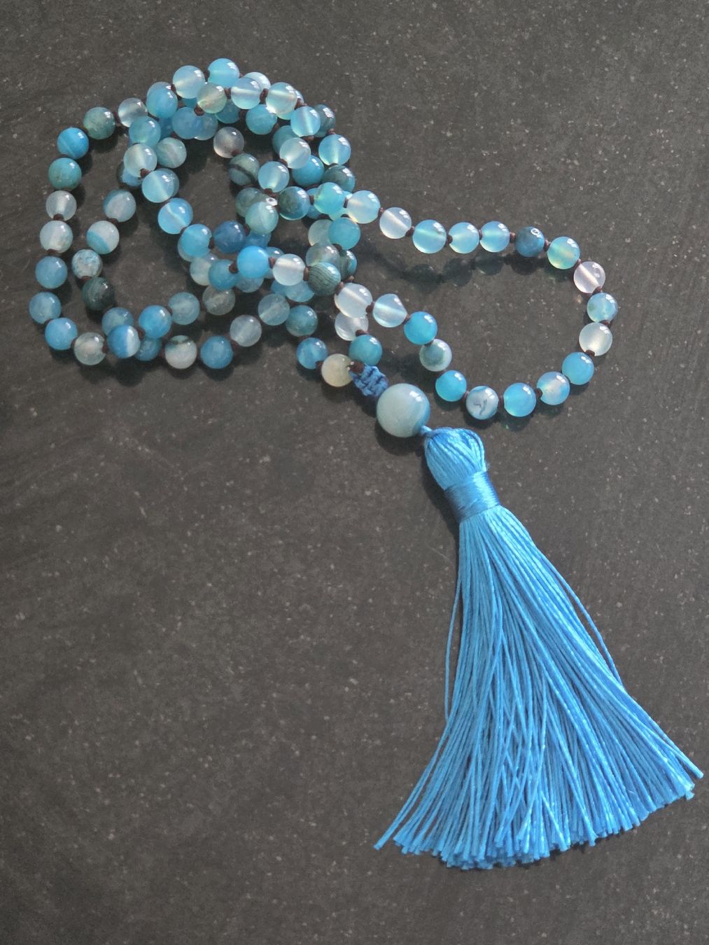 Catenine: Halskette, Aquamarin, 50 cm – Nuovo e nell'imballaggio originale da Frauenfeld venduto da Schenken-mit-Herz