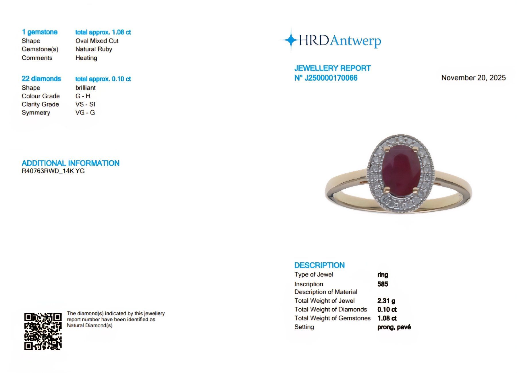 Anelli: Rubin-Ring 14k Gelbgold 1,08ct – Nuovo e nell'imballaggio originale da Illnau venduto da Juwelier_Mahler_GmbH 4