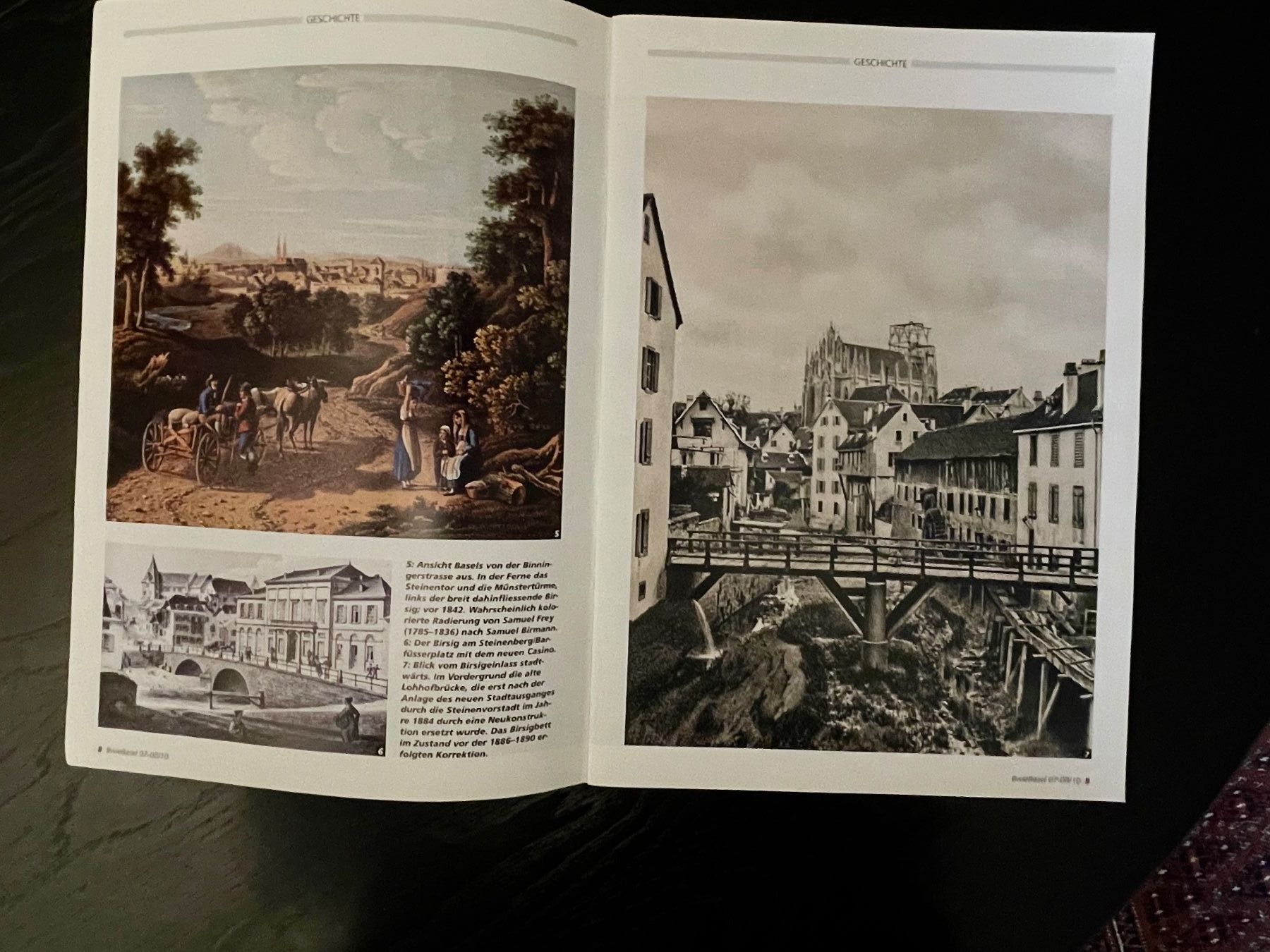 Riviste & Magazine: B wie Basel, 2010, Basel und der Birsig – Usato da Binningen venduto da Raymanfisch 1