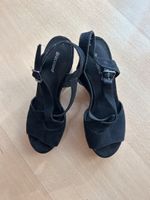 Damen Sandalen Graceland Korksohle schwarz Grösse 39