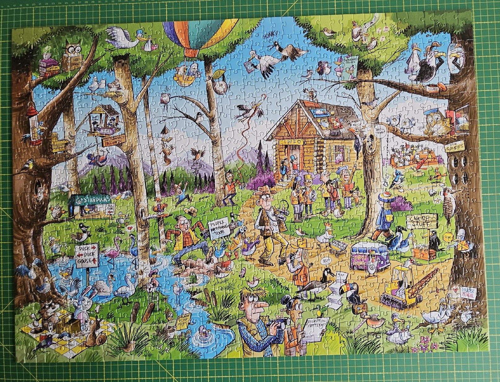 Puzzles: Cobble Hill Puzzle 'Birdwatcher's Paradise' – Neu (gemäss Beschreibung) aus Teufen AR von patchouli13 3