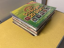 Schallplatten Sammlung, verschiedene Interpreten.