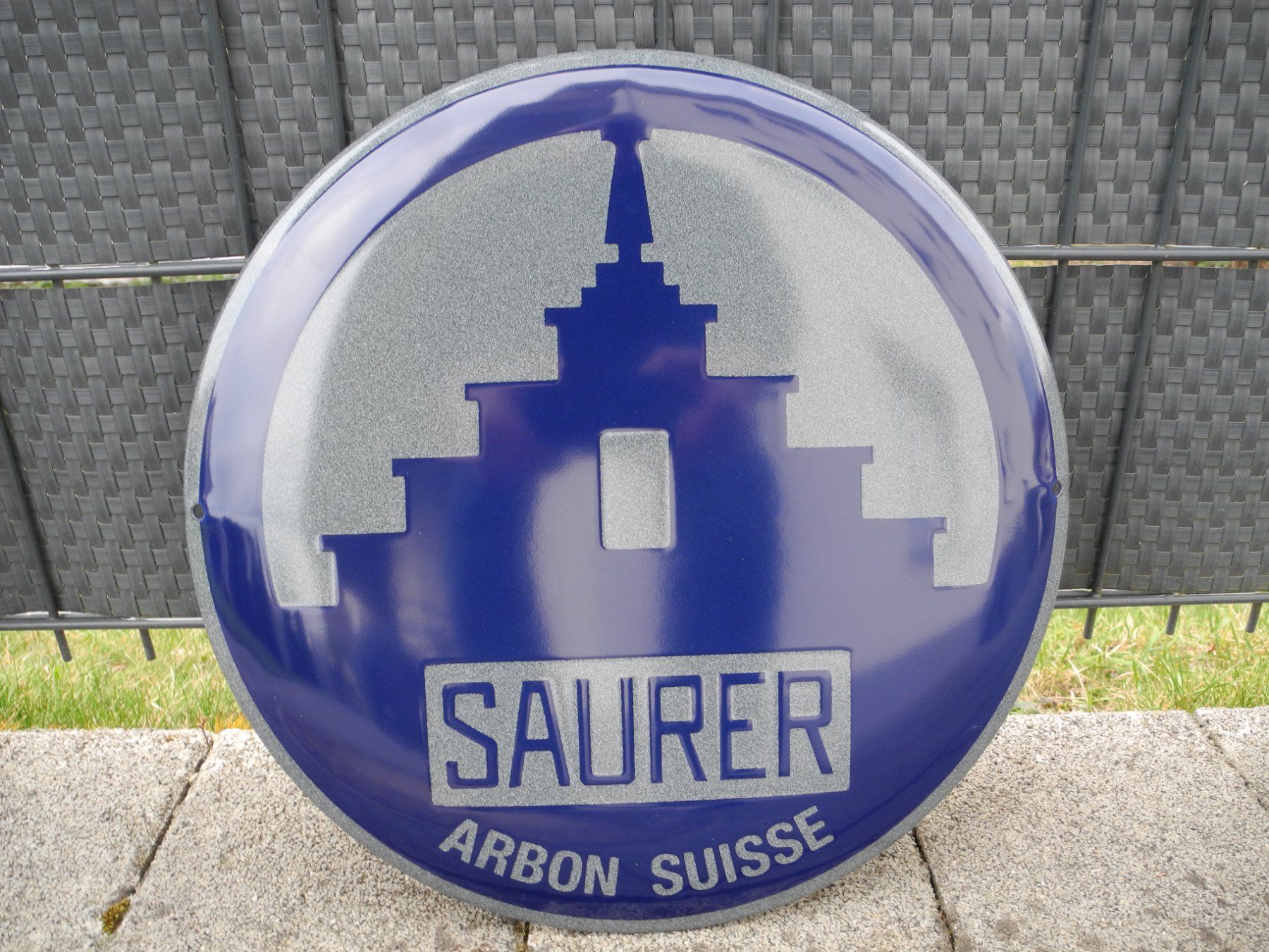 Saurer Ecriteaux: SAURER EMAILSCHILD – Neuf (Voir description) à Reinach AG par Huckleberrysix
