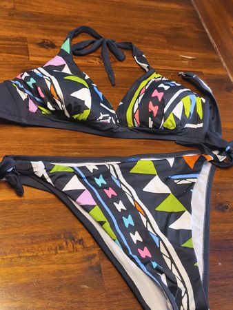 Godamarina Bikini, Made in Italy, mit Muster, 42