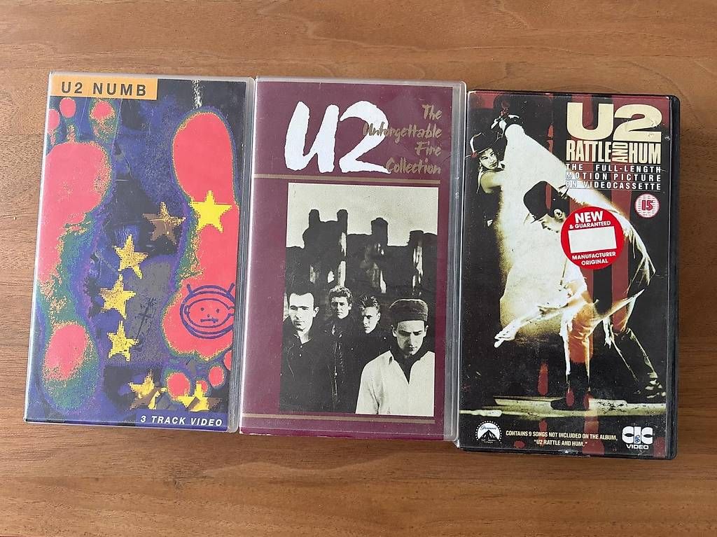 Tutti i VHS: A vendre cassette vidéo concert U2 – Usato da Marin-Epagnier venduto da Moi