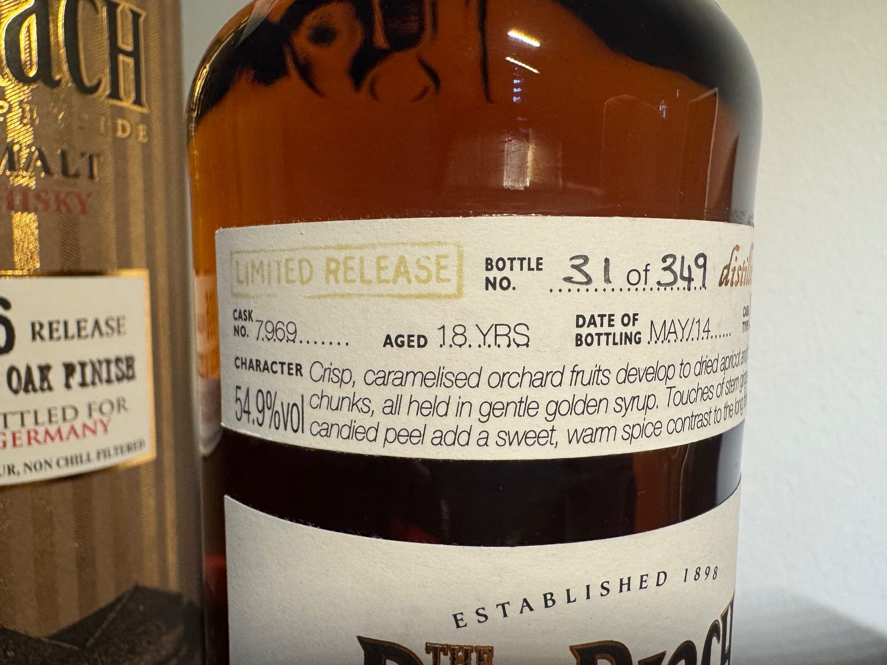 Benriach Bevande alcoliche: Whisky Single Malt Benriach, Ltd. Single Cask Billy Walker – Nuovo (secondo la descrizione) da Winterthur venduto da Tools8 1