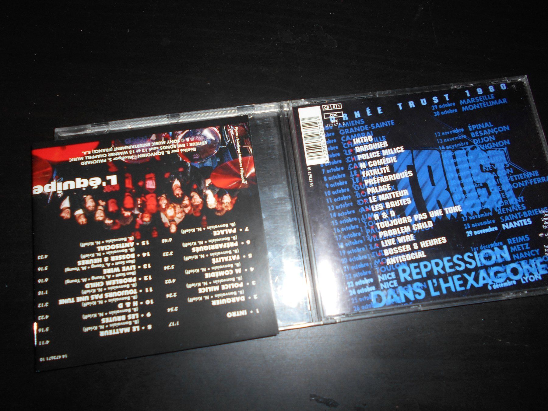 CDs: Trust – Live - Répression Dans L'hexagone / 1992 – Gebraucht aus Aarberg von witchhunter01 1
