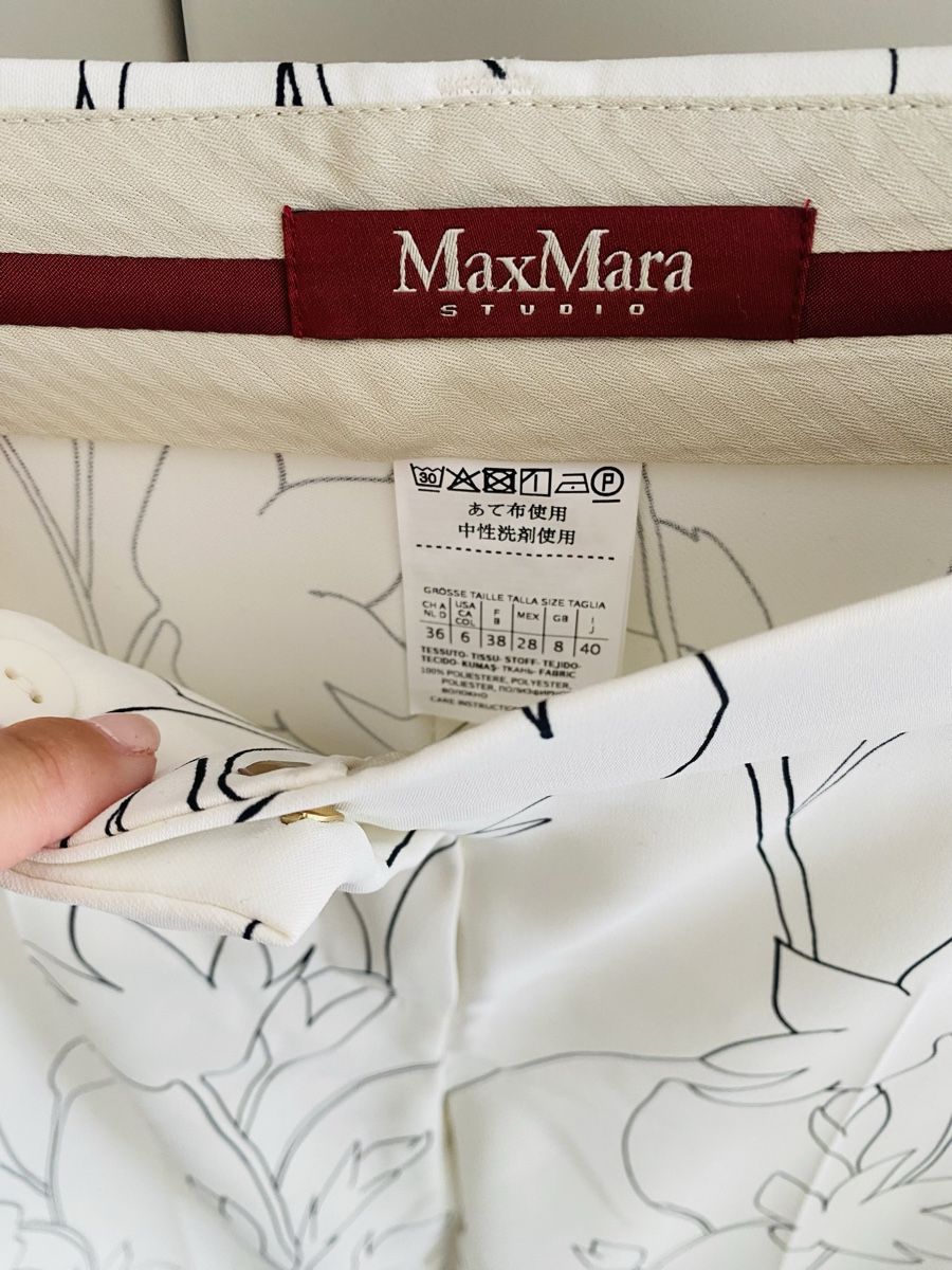 Max Mara Pantaloni: Max Mara Studio trouses IT40 – Usato da Ponte Tresa venduto da La_Vie_En_Rose 2