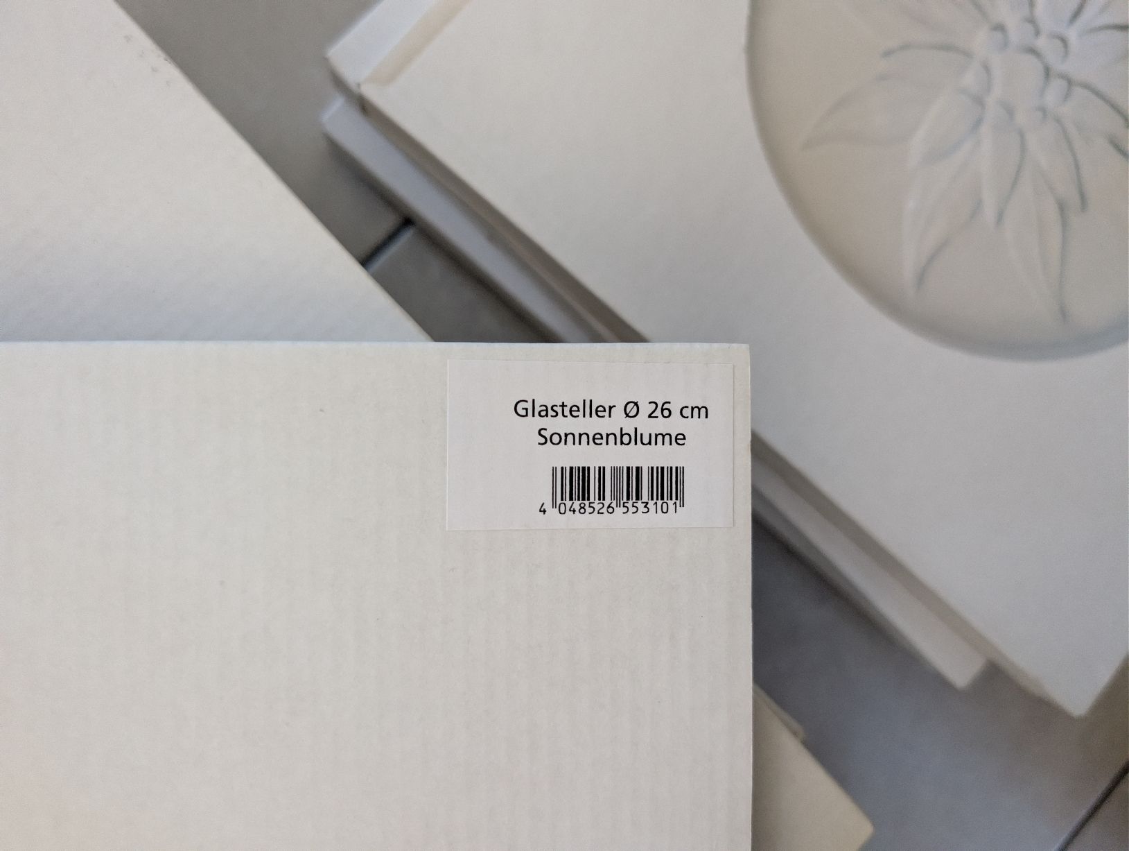 Piatti: Glasteller Sonnenblume  – Nuovo e nell'imballaggio originale da Bern venduto da berneroberlaenderin 1