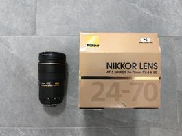 Nikon AF-S 24-70mm f/2.8G ED – Top Zustand, inkl. OVP & Hama