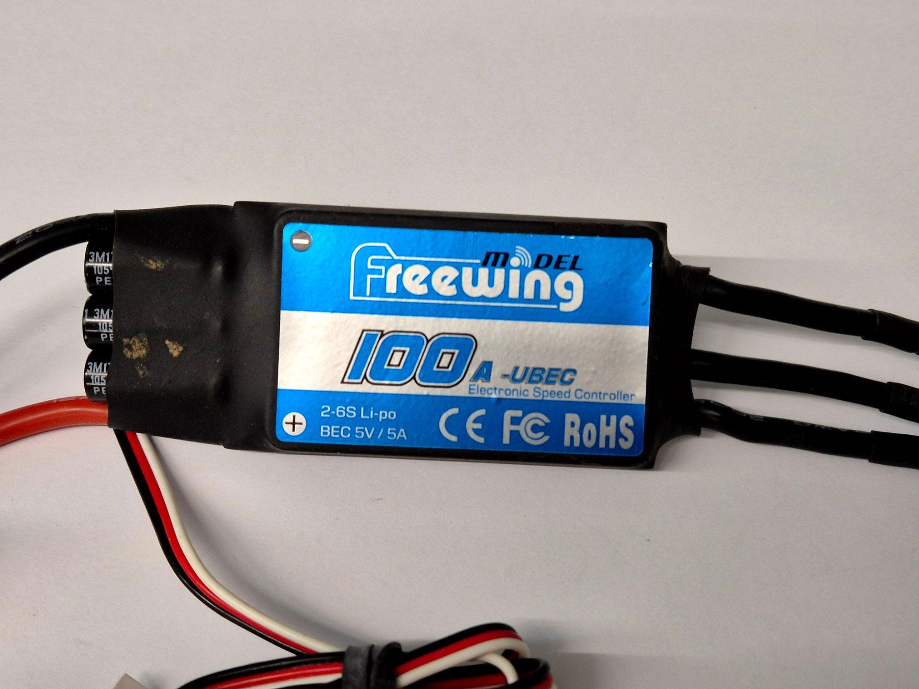 RC Modellbau: ESC Freewing 100A mit BEC – Gebraucht aus Saas-Grund von pingu913