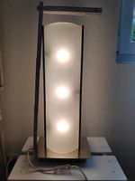 Lampe, Honsel (Fischer&Honsel) 3-flammig, Edelstahl/Glas