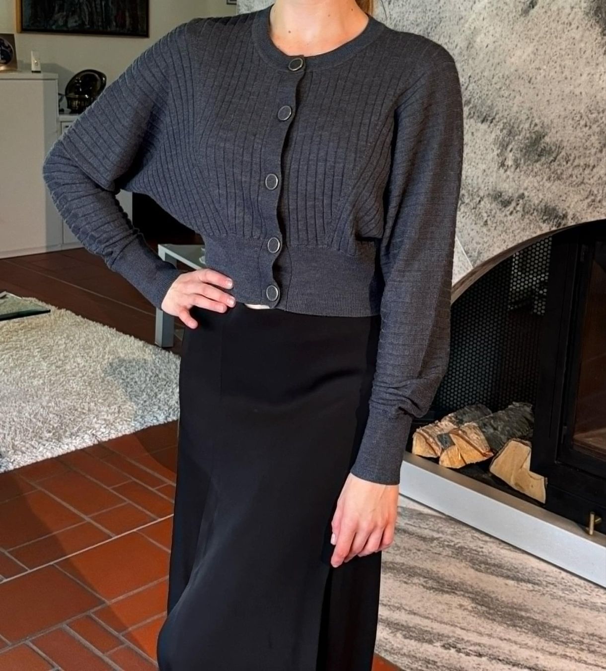 Stefanel Pullover & Sweatshirts: STEFANEL Wool Cropped Cardigan S – Gebraucht aus Claro von sof_pkm8