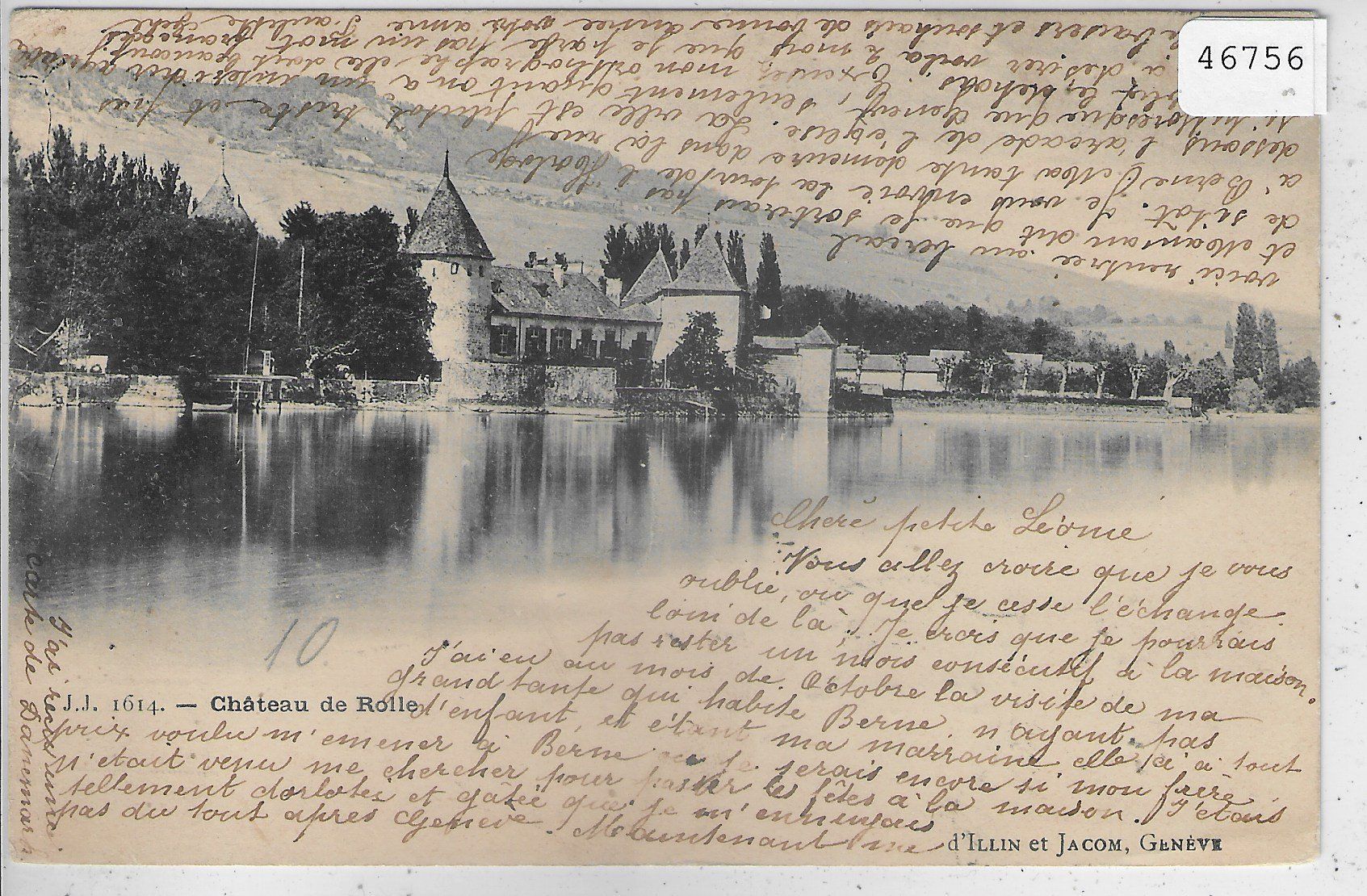 Cartoline postali: Chateau de Rolle – Usato da Ettingen venduto da Kartenplanet
