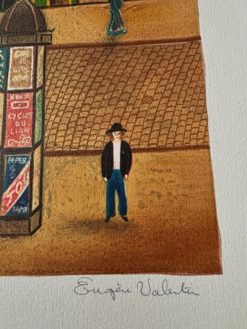 Grafiken & Lithographien: Eugene Valentin Latour Beautiful Lithograph Signed Paris – Gebraucht aus Vésenaz von ang_5z9t 3