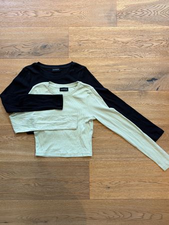 2er Set Langarmshirts Damen Grösse S von Even&Odd