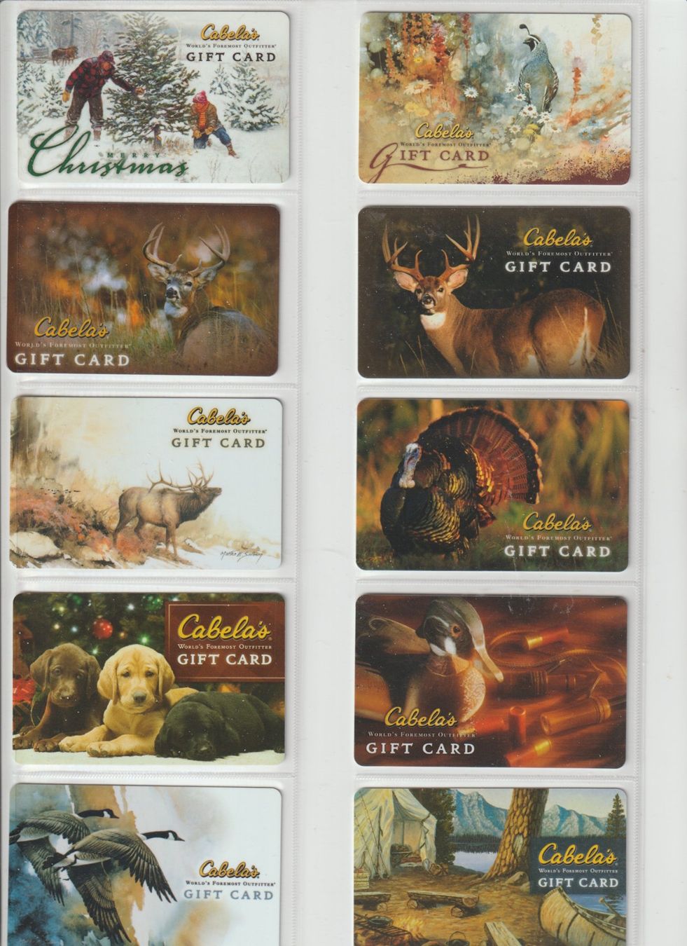 Cartoline: Cabela's Cartes Cadeaux, USA – Usato da Romanel-sur-Lausanne venduto da Claude06