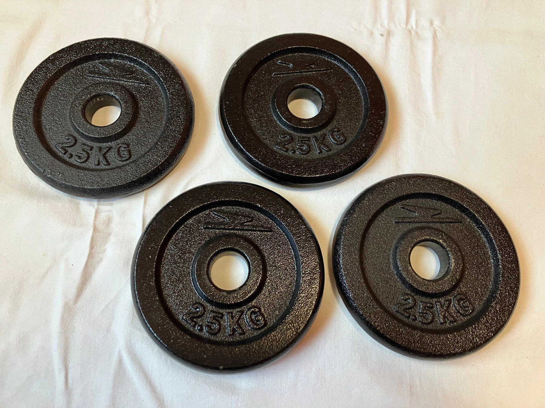 Manubri & Pesi: 4 Hantelscheiben 2.5 kg – Usato da Schönenwerd venduto da Tomair