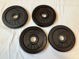 4 Hantelscheiben 2.5 kg