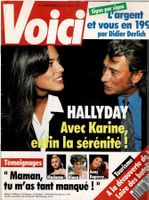 Johnny Hallyday - Magazine Voici - 1993
