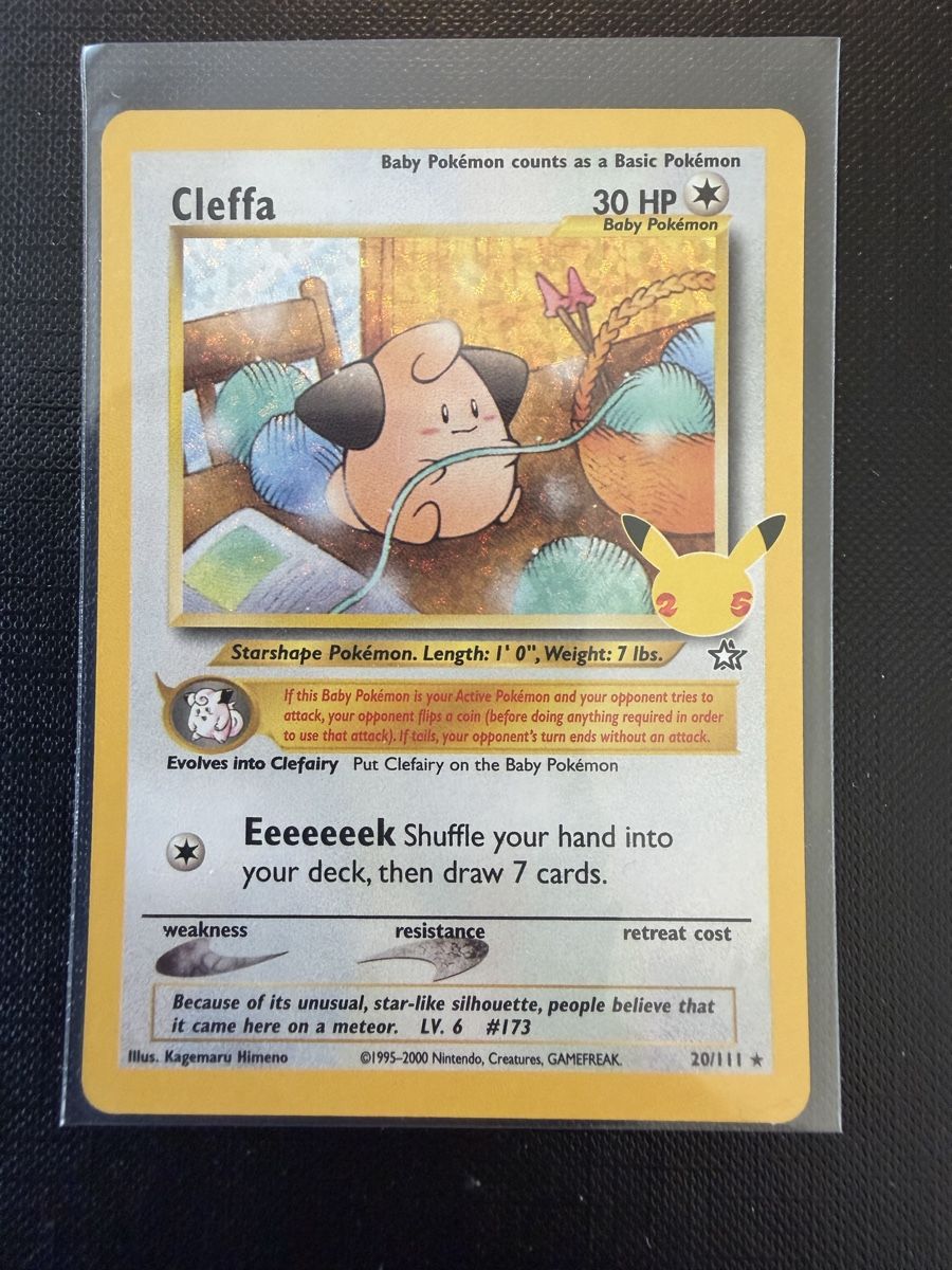 Pokémon Sammelbilder & Trading cards: Cleffa #20 CELEBRATION EN – Neu (gemäss Beschreibung) aus Savigny von Matgab94