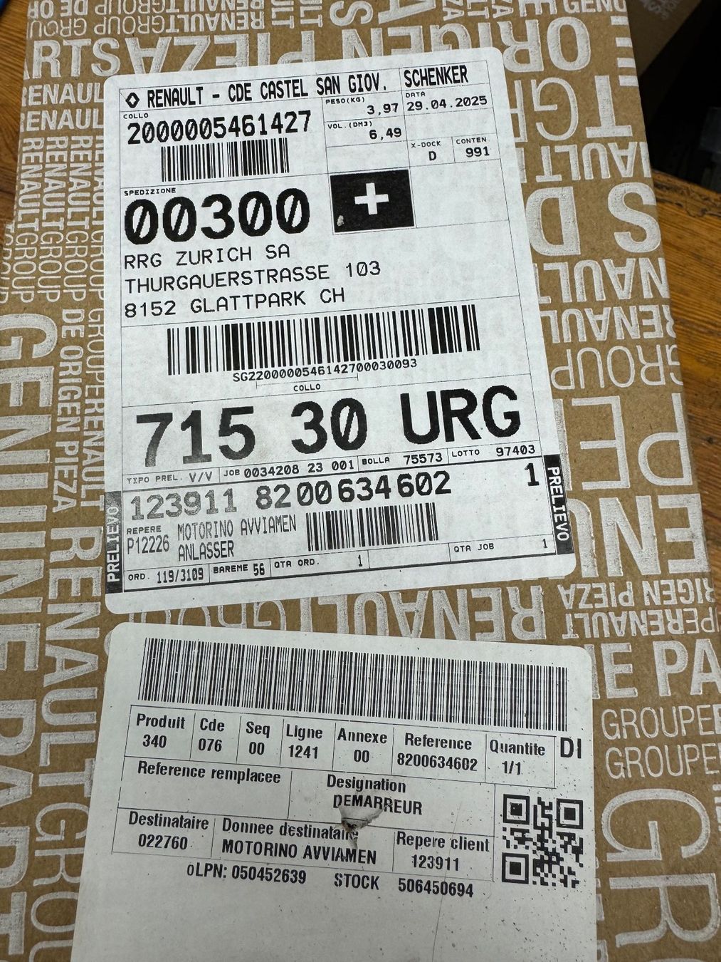 Valeo Alle Autoersatzteile: Anlasser Valeo – Neu und originalverpackt aus Wädenswil von streuli-waedenswil 2