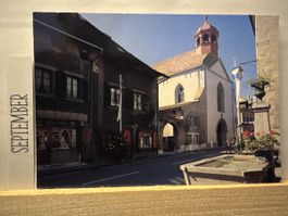AK von Kirche / Eglise de Coppet