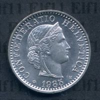 CHF___0.20 1985 stgl * nigelnagelneu! 20 Rappen