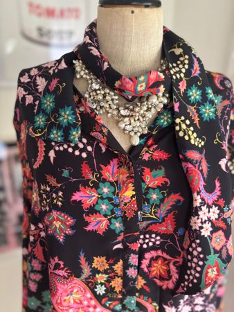 Etro Bluse Seide, wie neu,Gr.40-42,it.46,Np:670.-