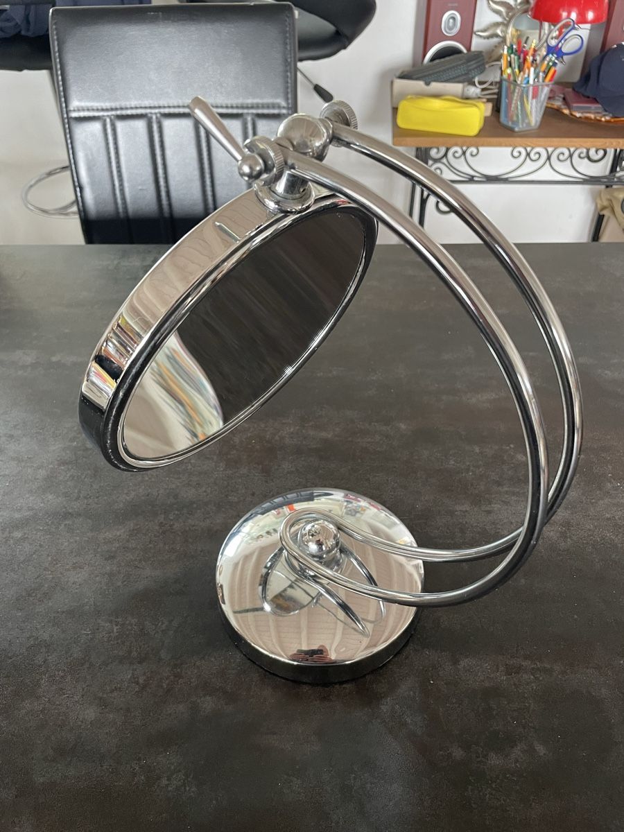 Specchi: Miroir de Table Chromé Vintage – Usato da Vallamand venduto da Bricbracbroc82 3
