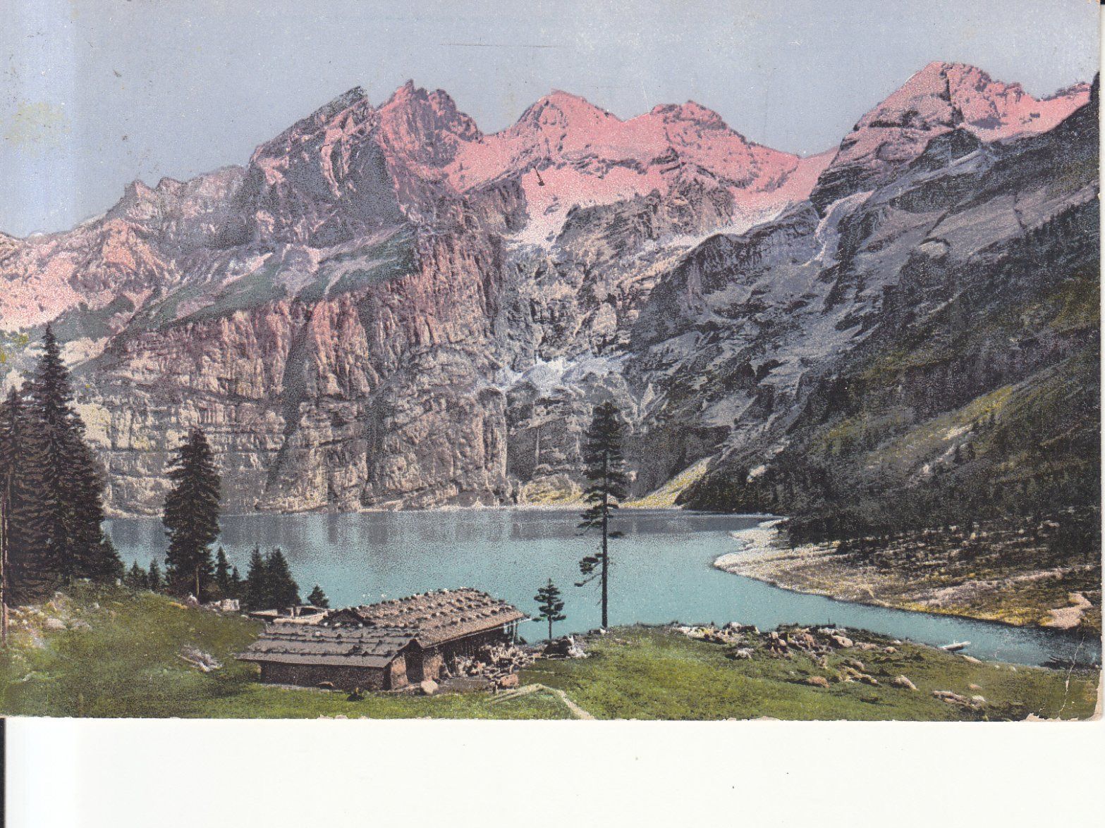 Ansichtskarten: Oeschinensee 1908 – Gebraucht aus Bürglen TG von StampGraf