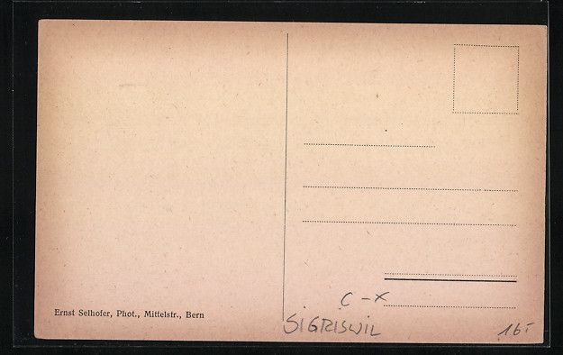 Cartes postales: Sigriswil, Ansicht vom Gasthaus Krinde – D'occasion à Berlin par bartko-reher 1