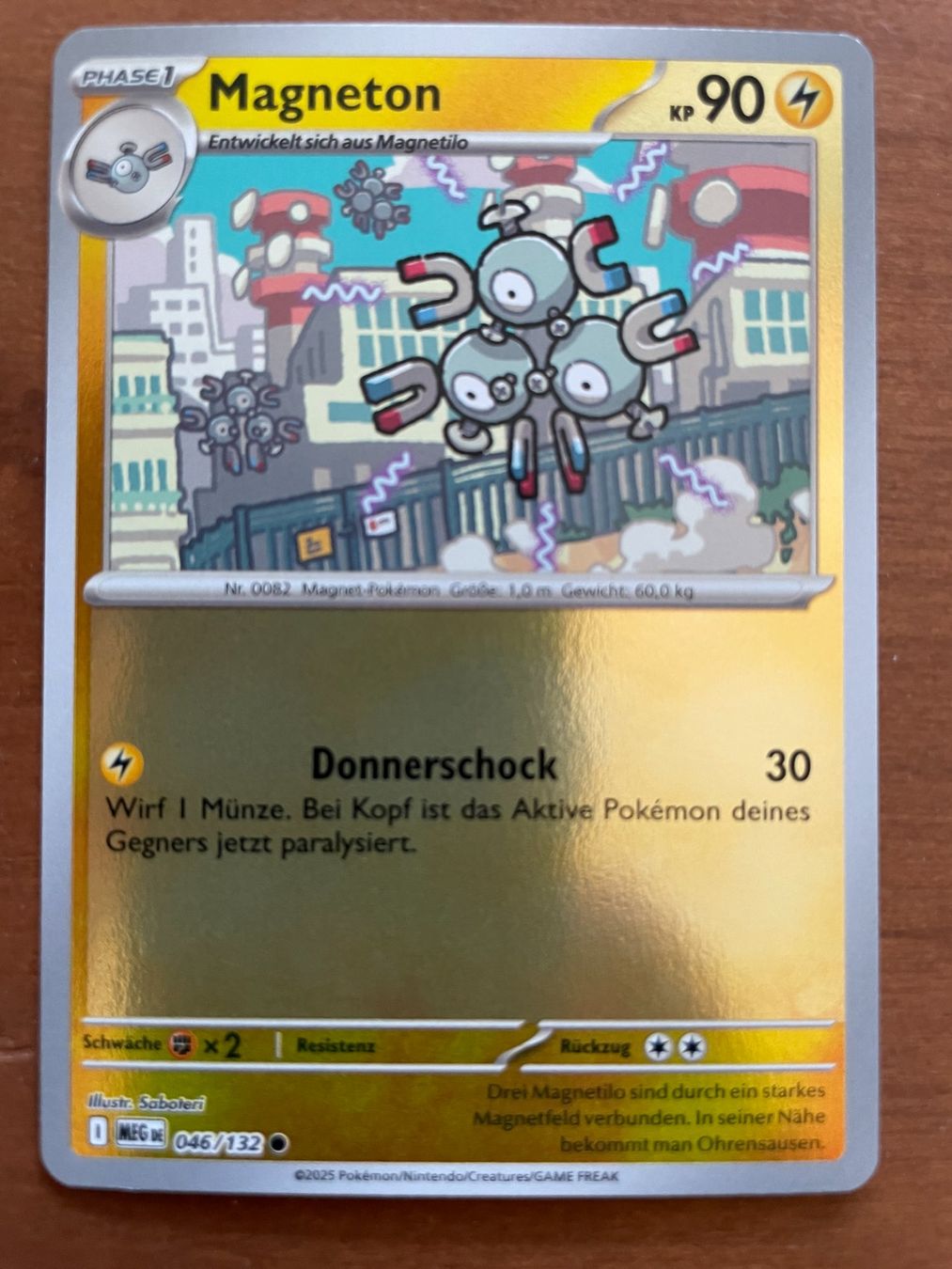 Pokémon Carte collezionabili: Pokemon Magneton Reverse (Versand gratis) – Nuovo (secondo la descrizione) da Chur venduto da Angerson
