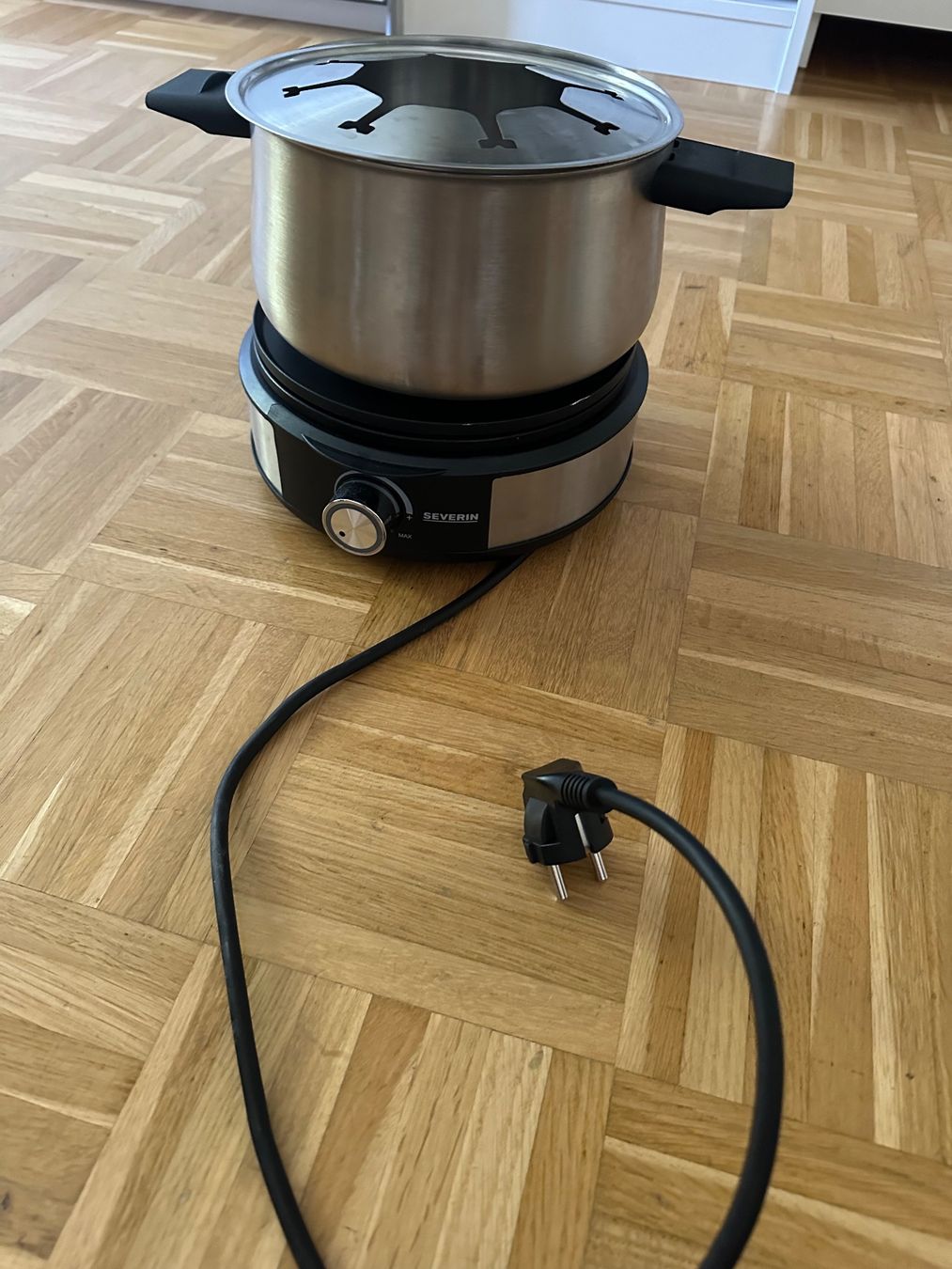 Küchengeräte: Fondue /Crepes Set Severin, elektrisch mit DE Stecker – Gebraucht aus Thalwil von Wilhelm85 1