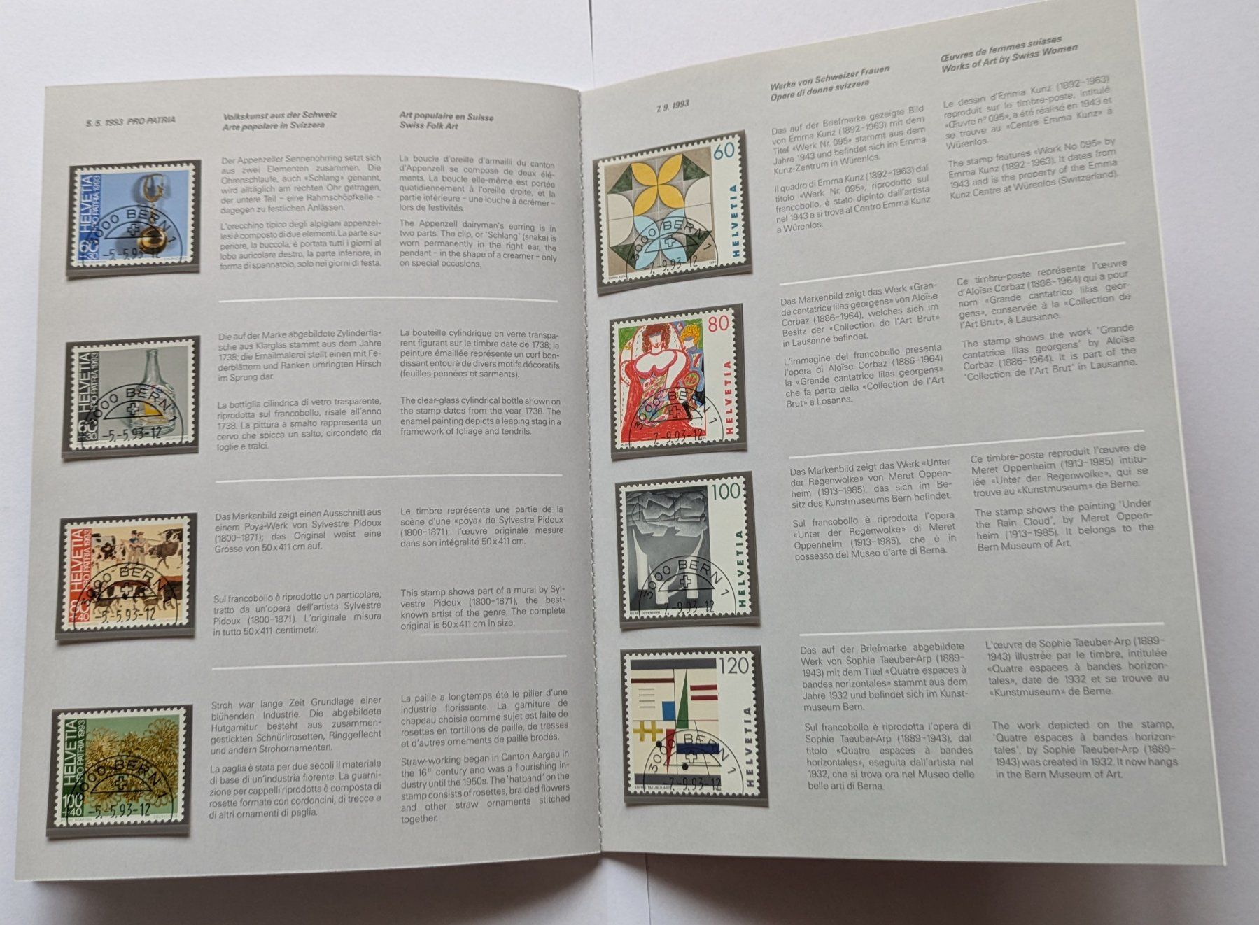 Tutti i francobolli: PTT carnet de timbres 1993 – Nuovo (secondo la descrizione) da Estévenens venduto da Rockingirl 4