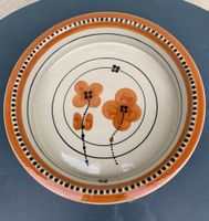 Splendide plat RORSTRAND Sylvia Leuchovius vintage 70' Suède