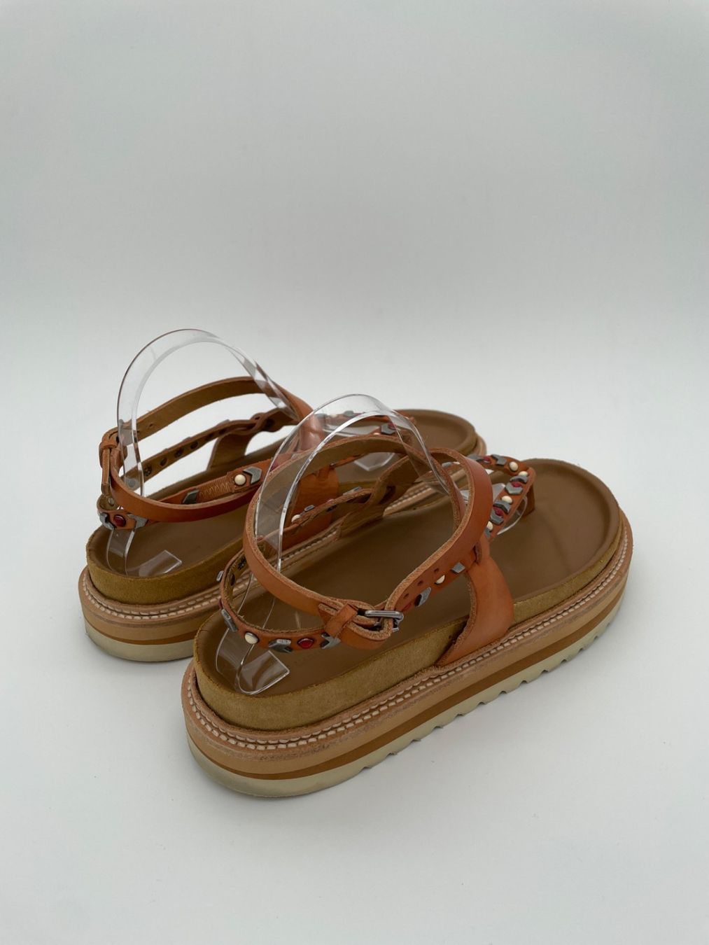 Isabel Marant Scarpe da donna: Isabel Marant Elham Flache Sandale EU 40 Braun – Usato da Zürich venduto da shoe_shop 3