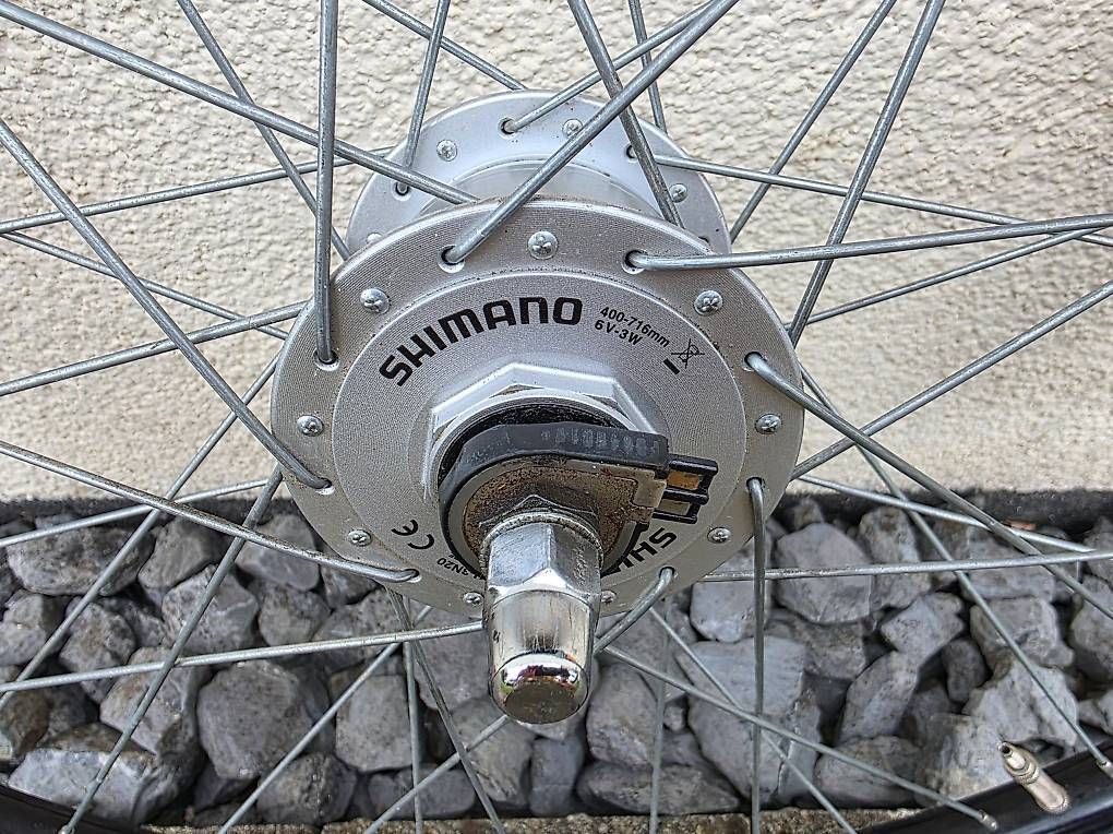 Shimano Ersatzteile: 24 Zoll Vorderrad mit Nabendynamo – Gebraucht aus Grüningen von Wennepen 1