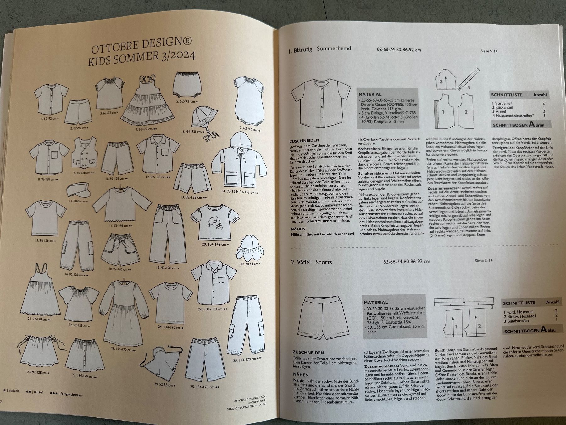 Riviste & Magazine: Nähzeitschrift Ottobre 3/24 – Usato da Grüningen venduto da lovinho 1