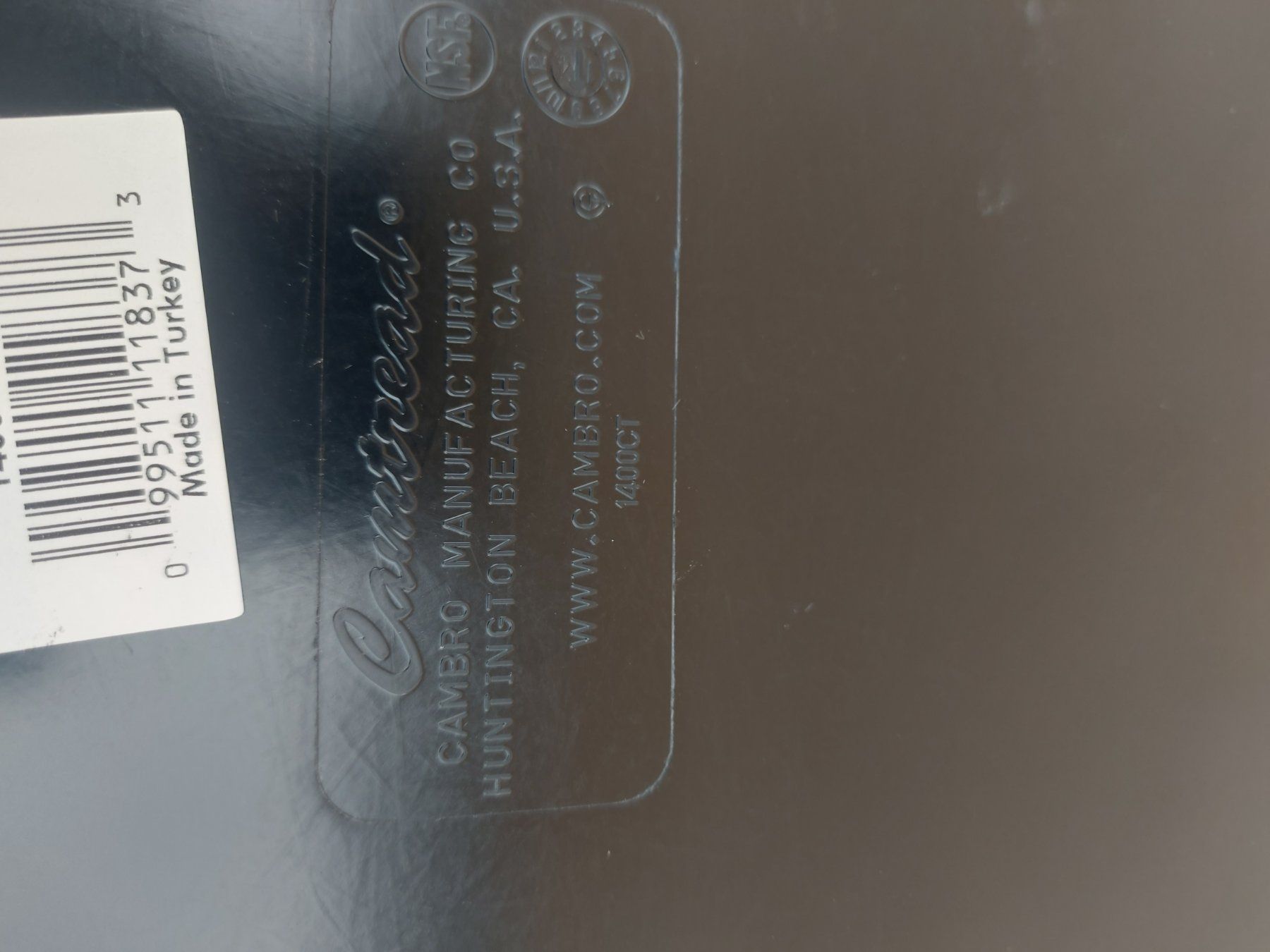 Servierplatten: Gastro-Kellnertablett; Cambro Camtread Tablett 35cm – Neu und originalverpackt aus Rheinau von profitronic.shop 5