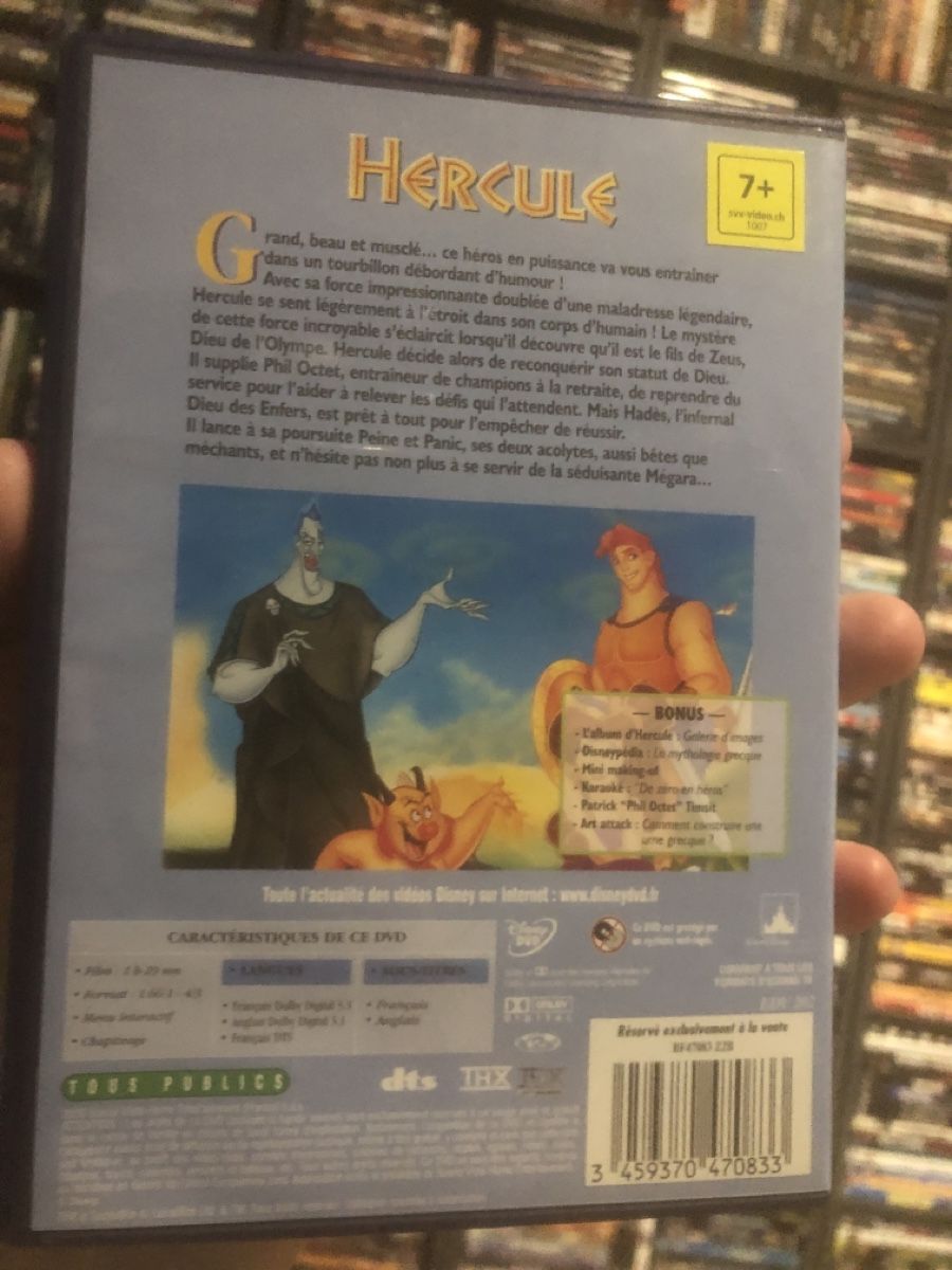 Tutti i DVDs: Hercule (Disney) dvd – Usato da Lausanne venduto da fransadpop 1