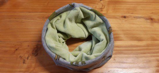 Altro abbigliamento per bambino: Kinderloop aus Sweat & Nicki / warm, weich und handgemacht – Nuovo e nell'imballaggio originale da Doppleschwand venduto da Sandrafritz 3
