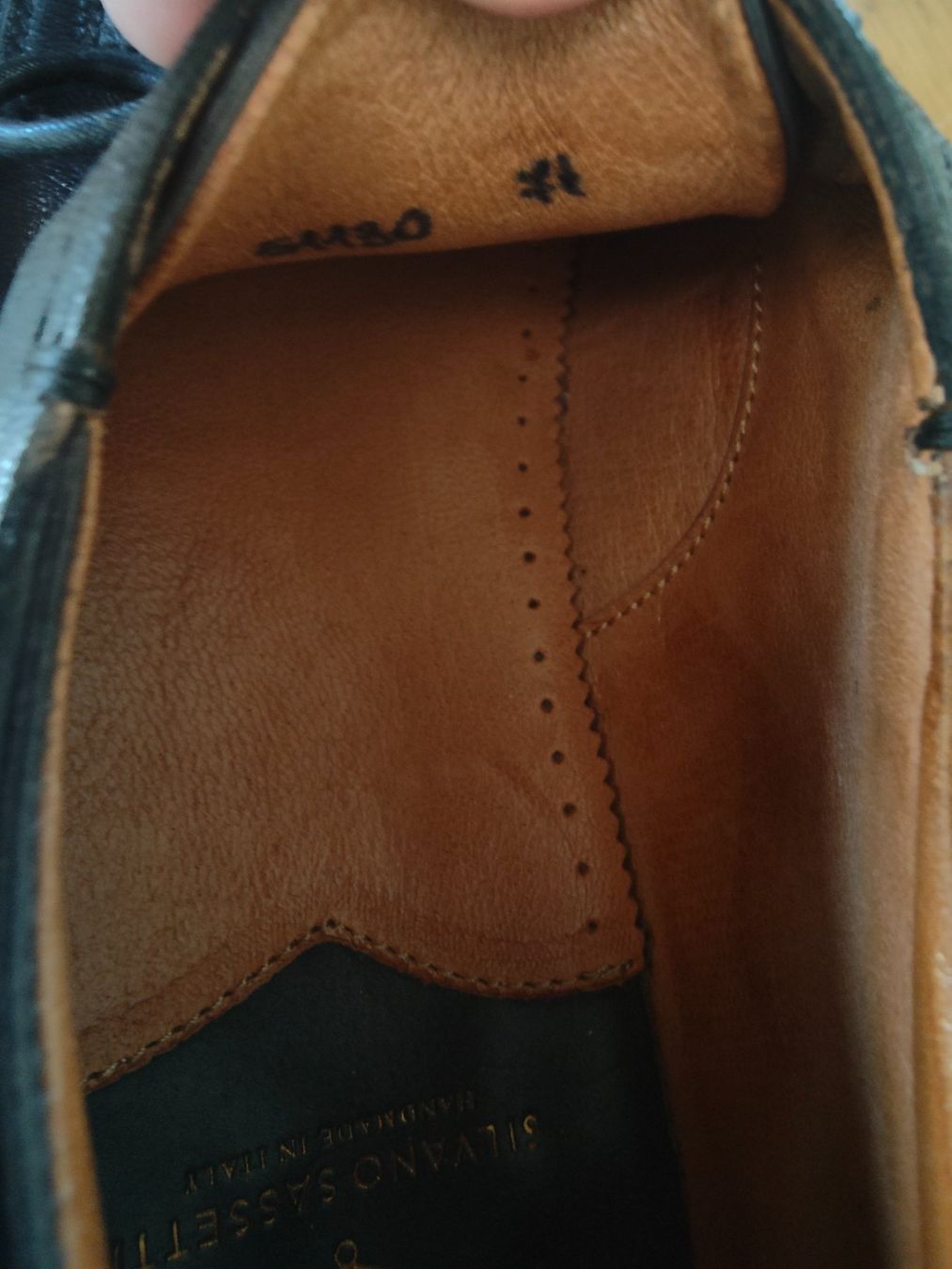 Scarpe da uomo: Silvano Sassetti, leichte Leder Halbschuhe, Gr. 7.5 – Usato da Olten venduto da Gegendiekultur 9