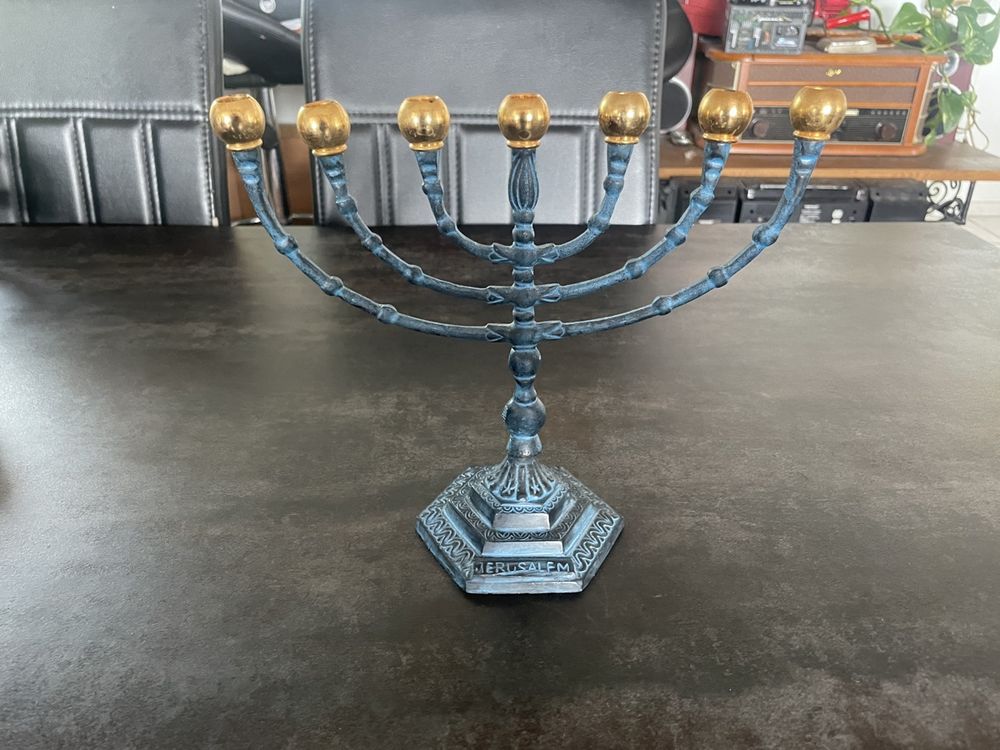 Chanukia Menorah Jerusalem | Kaufen auf Ricardo